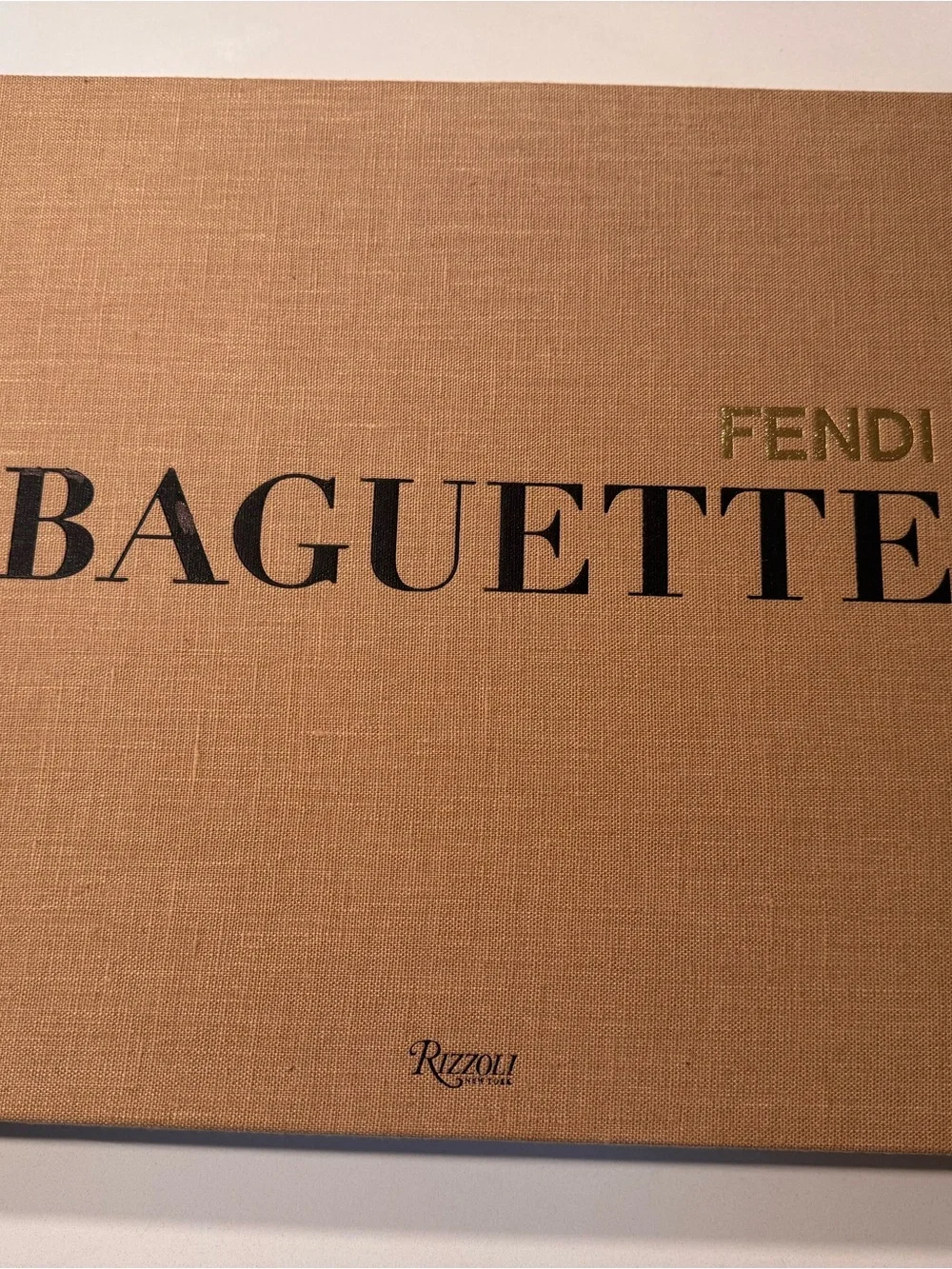 Fendi Baguette Coffee Table Book (new, out of print)